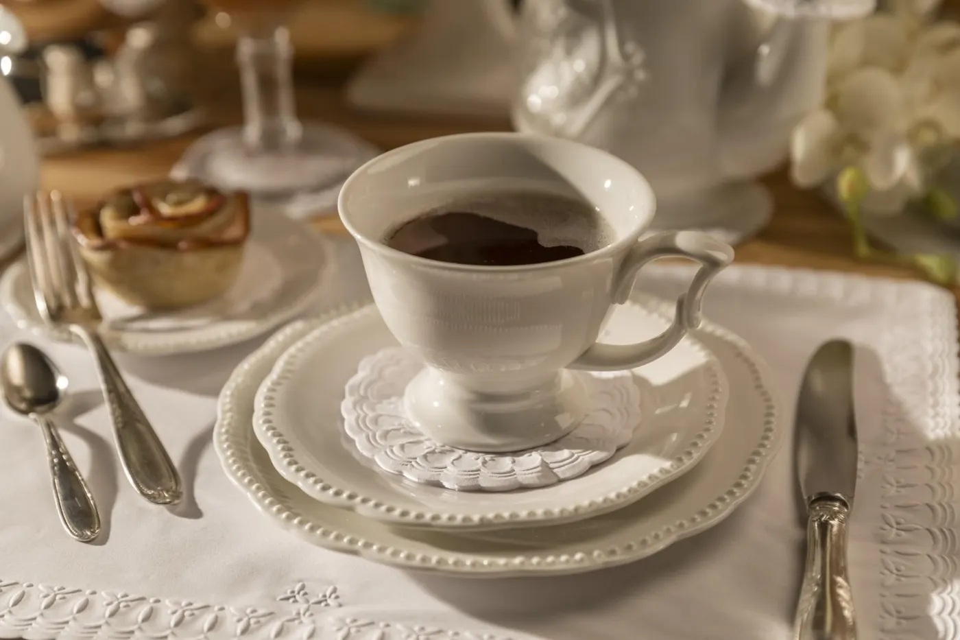 O branco casa muito bem com a sensação de sofisticação e elegância.