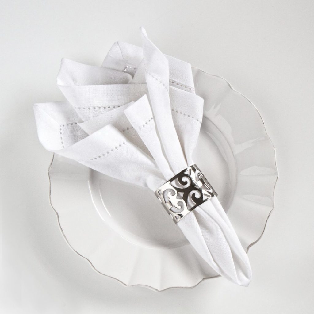 anel para guardanapo de papel simples elegante