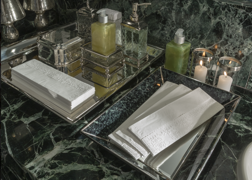 kit lavabo verde